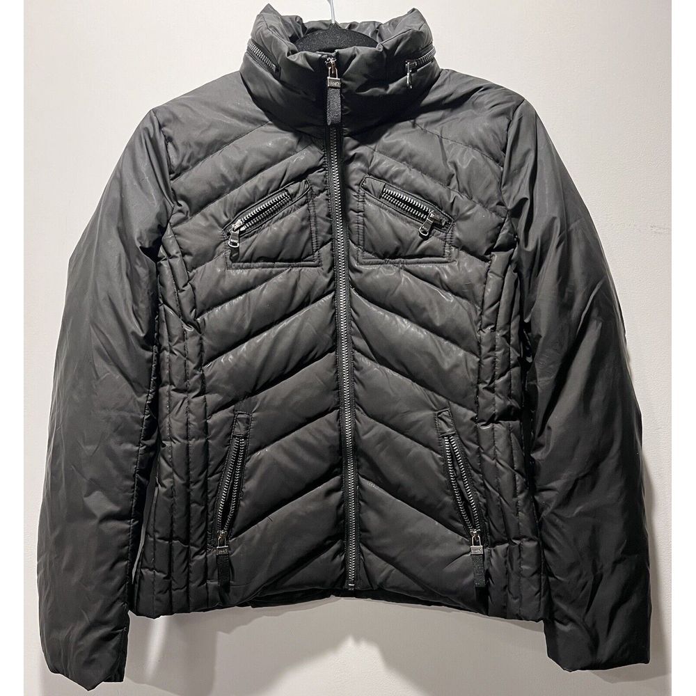 Marc New York by Andrew Marc Black Down Puffer Jacket Size Small